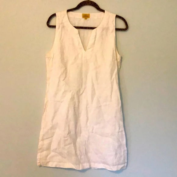 White Linen Dress  Roberta Roller Rabbit